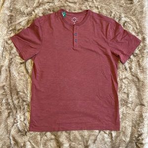 Eventide 1/4 button up tee shirt / BNWT / Size Medium / 100% Cotton